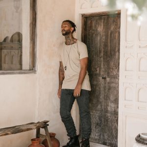 Valo Fit Organic Cotton Tee: Slim Crew Neck