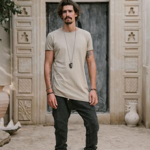Valo Fit Organic Cotton Tee: Slim Crew Neck